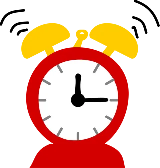 Alarm Clock Ringing Stickdatei