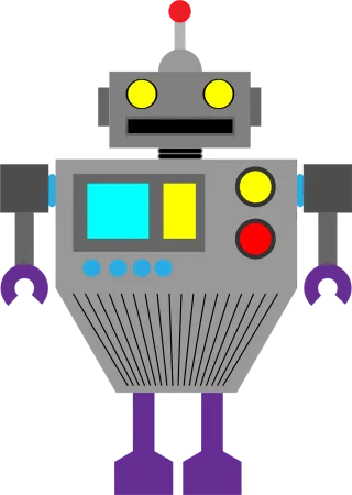 Robot School Work Stickdatei