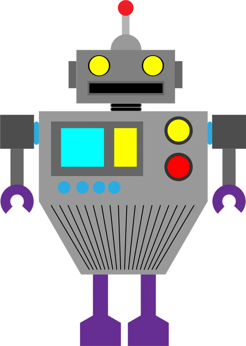 Robot School Work Stickdatei – Kinder