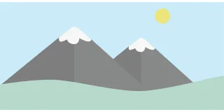 Icon Landscape Nature Stickdatei
