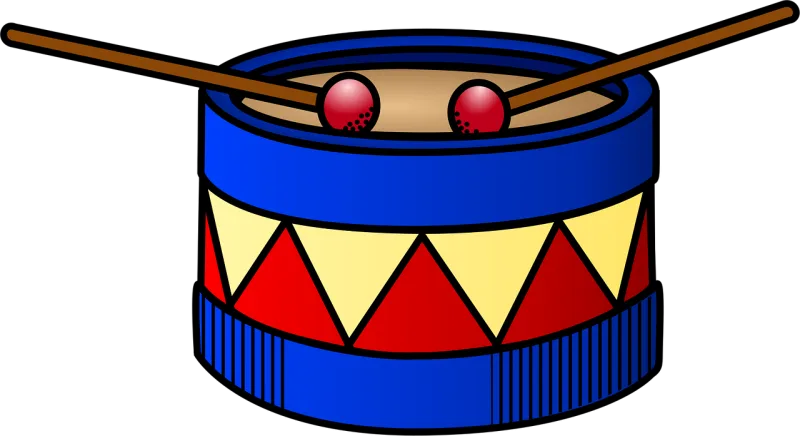 Drum Instrument Music Stickdatei – Musik