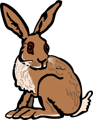 Animal Bunny Hare Stickdatei