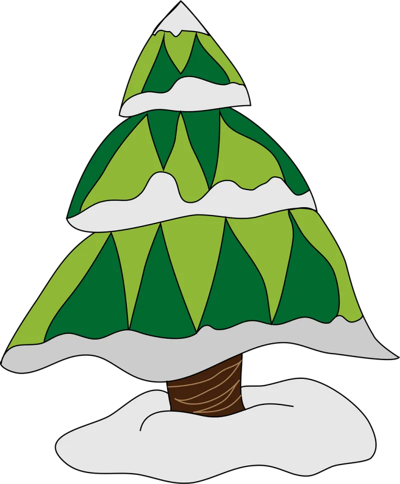 Fir tree Fir Tree Stickdatei – Natur