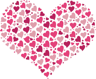 Hearts Love Mother Stickdatei