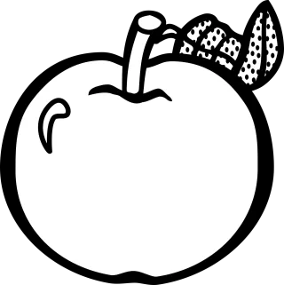 Apple Food Fruit Stickdatei