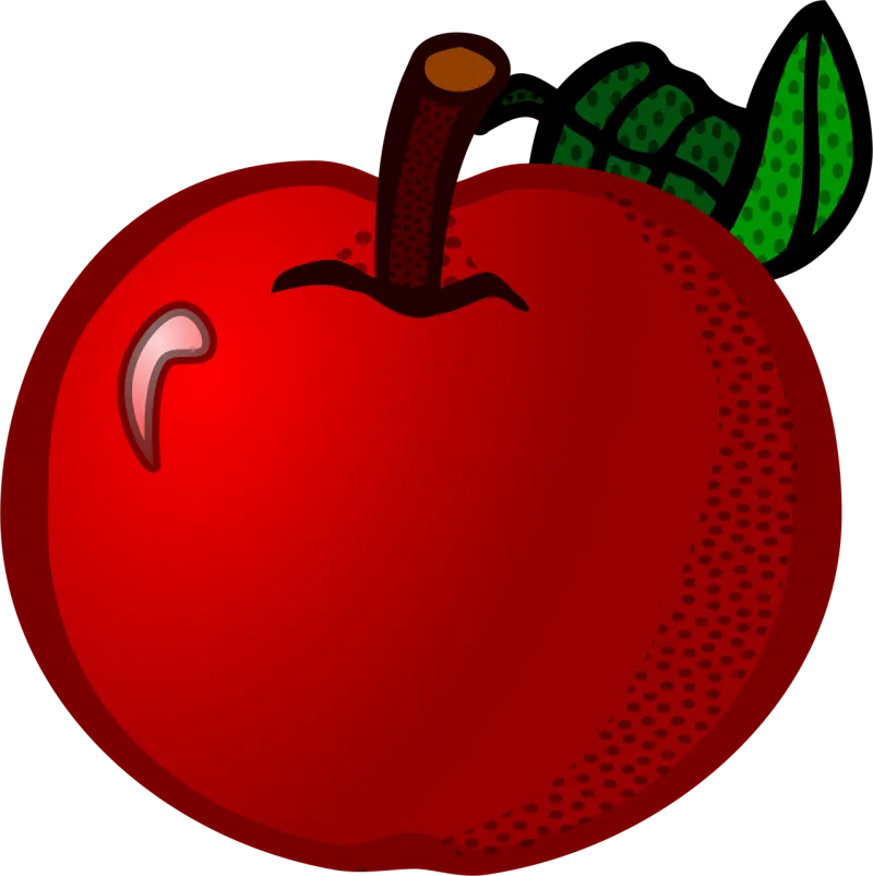 Apple Food Fruit Stickdatei – Essen & Trinken