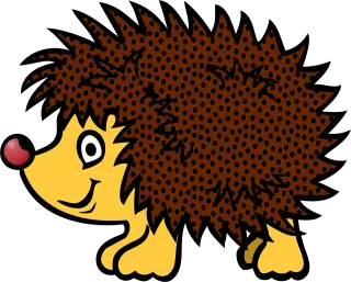 Hedgehog Animal Nature Stickdatei