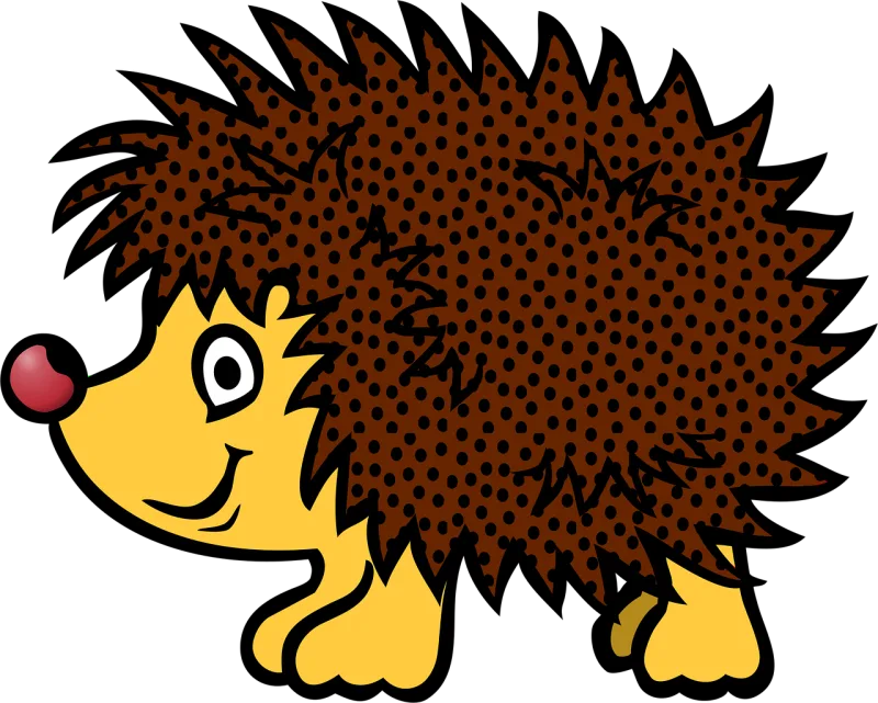 Hedgehog Animal Nature Stickdatei – Tiere