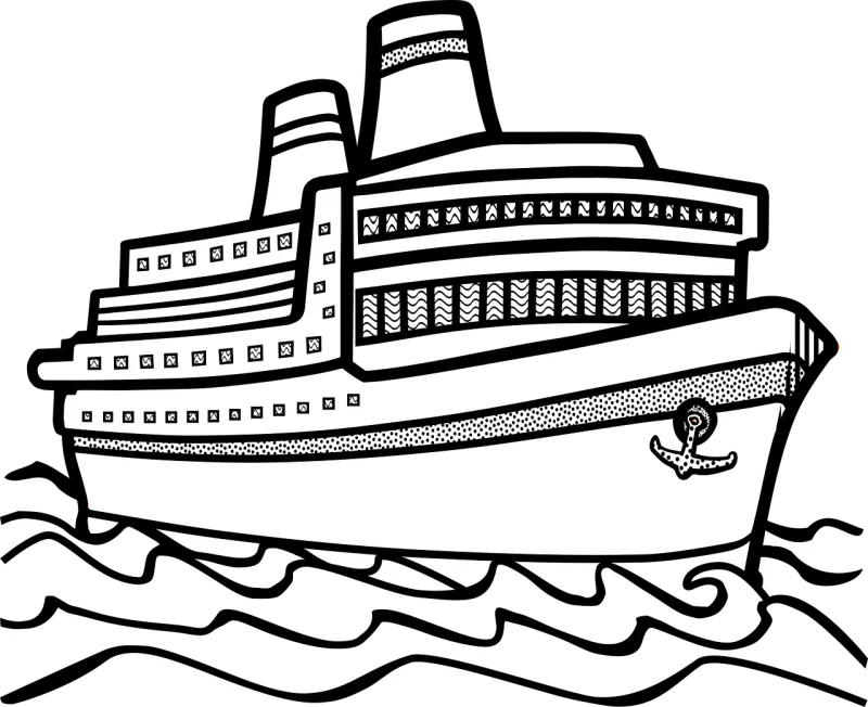 Sea Ship Nature Stickdatei – Fahrzeuge
