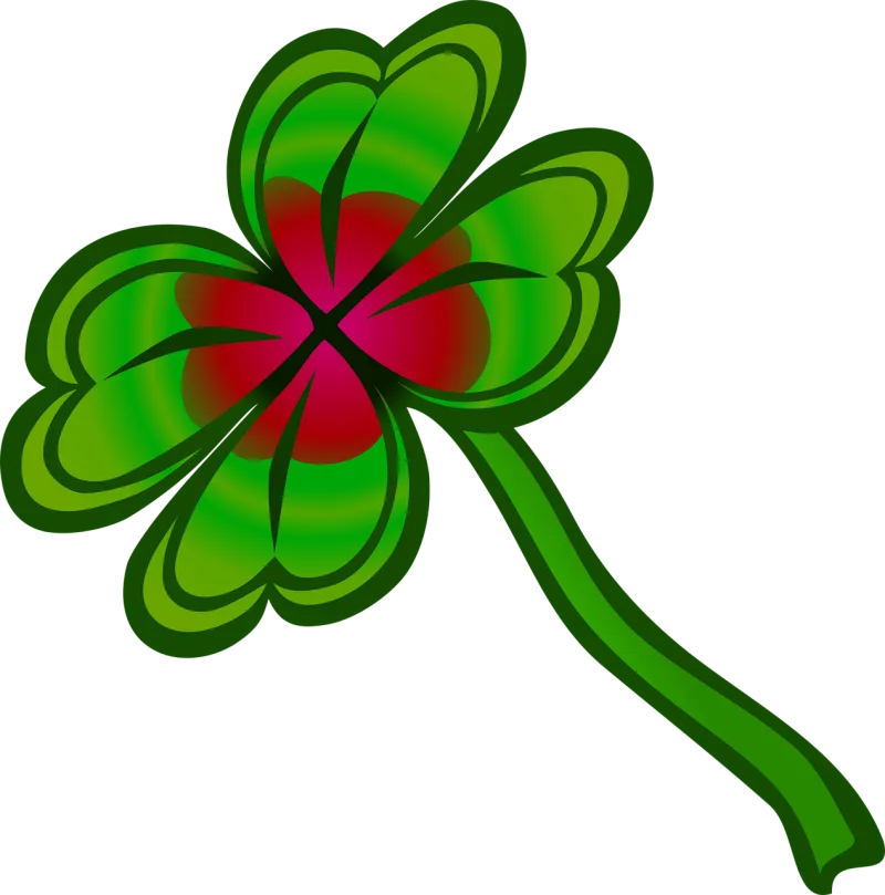 Clover Cloverleaf Klee Stickdatei – Natur