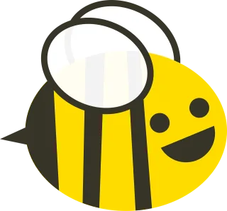 Bee Black Buzz Stickdatei