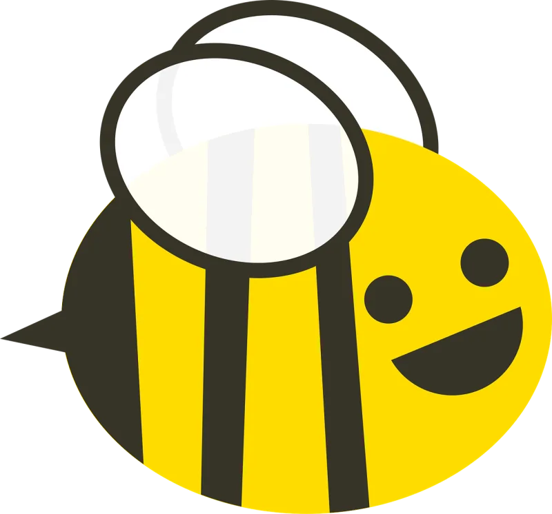 Bee Black Buzz Stickdatei – Tiere