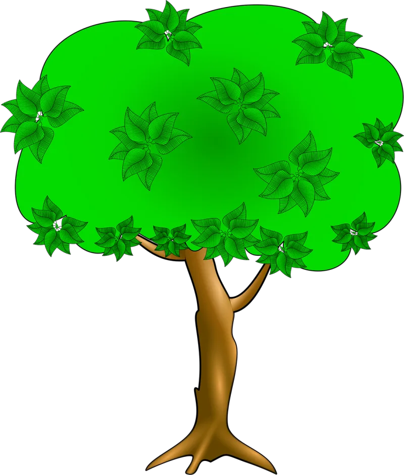 Forest Tree Nature Stickdatei – Natur