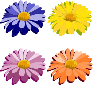 Clip art Flor Beautiful flowers Stickdatei