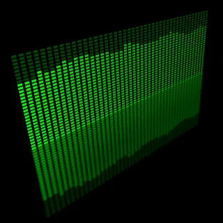 Abstract Audio Equalizer Stickdatei