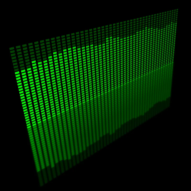 Abstract Audio Equalizer Stickdatei – Musik