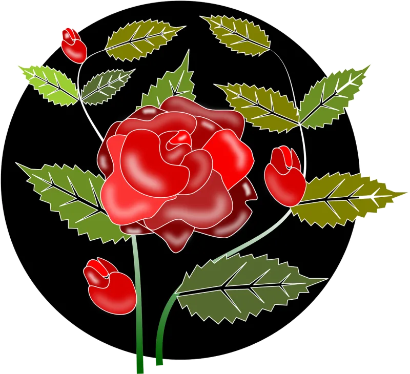 Rose Beautiful flowers Flower wallpaper Stickdatei – Blumen