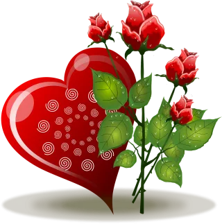 Flowers Flower background Heart Stickdatei