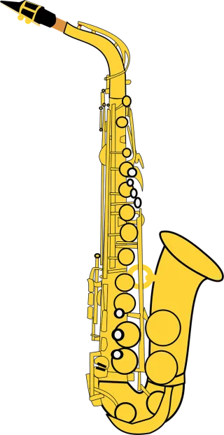 Alto Alto saxophone Classical Stickdatei
