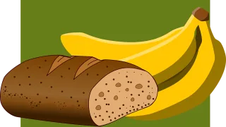 Banana Bread Brown Stickdatei