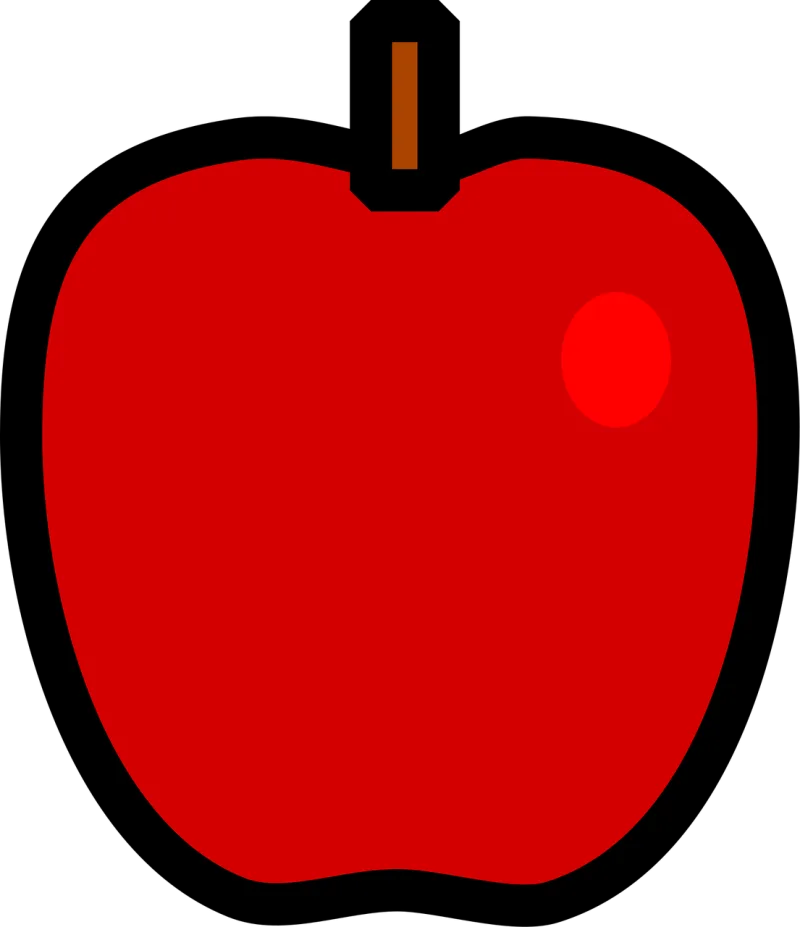 Apple Fruit Red Stickdatei – Essen & Trinken