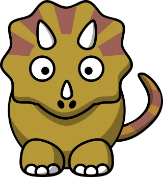 Animal Cartoon Comic Stickdatei