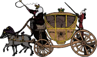 Carriage Cart Color Stickdatei