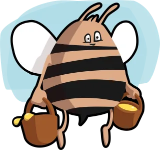 Bee Bug Honey Stickdatei