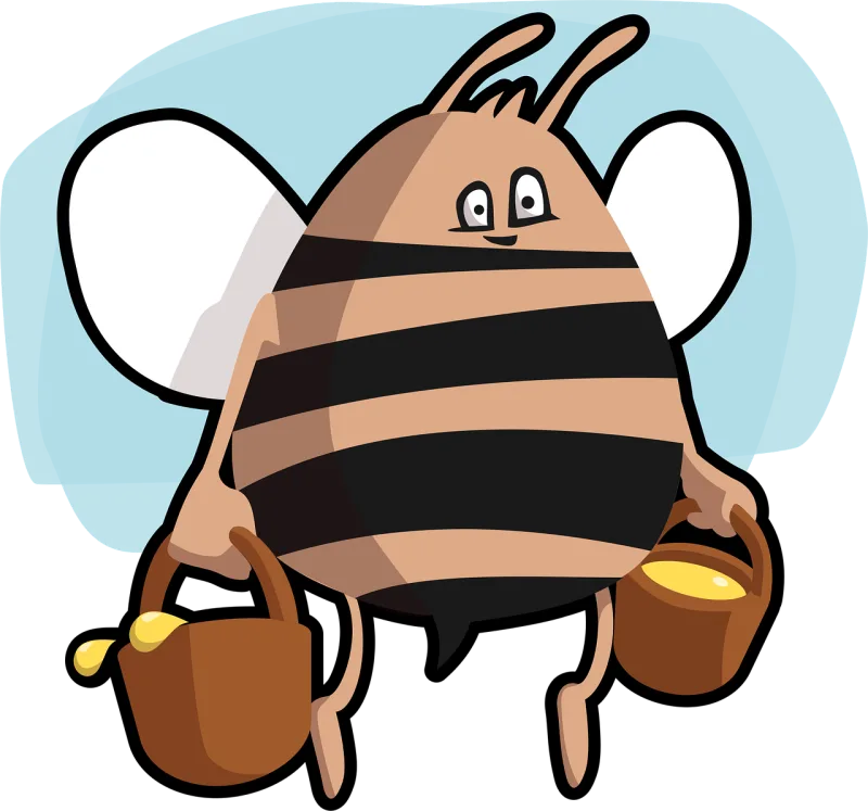 Bee Bug Honey Stickdatei – Tiere