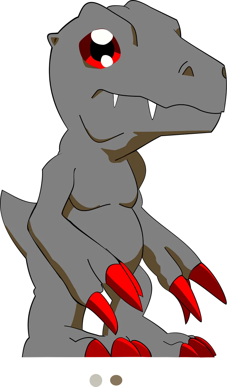Cartoon Colombia Dinosaur Stickdatei – Kinder