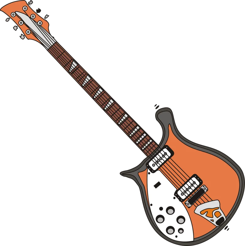 Electric guitar Guitar Music Stickdatei – Musik