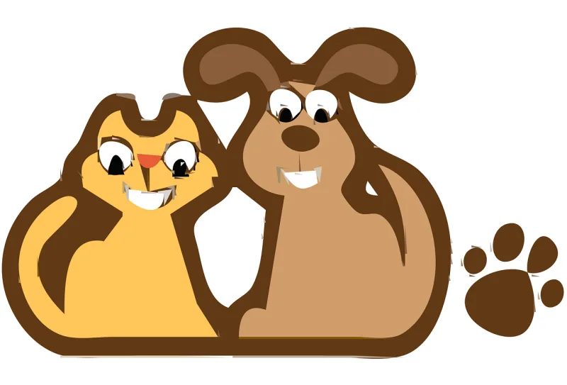 Brown Animal Cat Stickdatei – Tiere