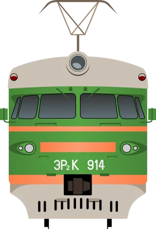 Electric Railway Russia Stickdatei