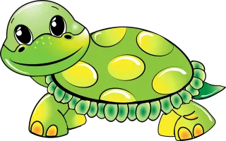 Animals Cute Green Stickdatei – Tiere
