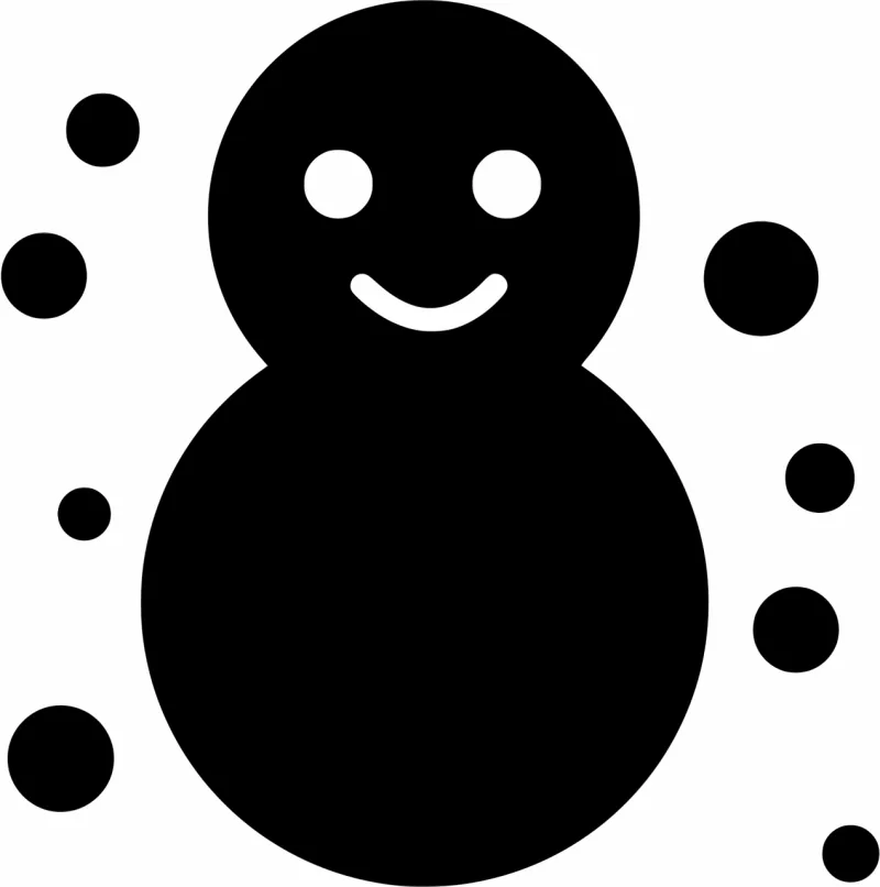 Snow Nature Snowman Stickdatei – Weihnachten