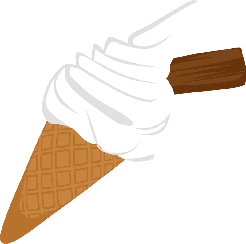 Biscuit Chocolate Cone Stickdatei – Kinder