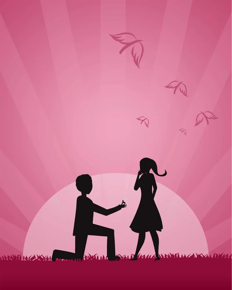 Female Love Male Stickdatei – Herzen & Liebe
