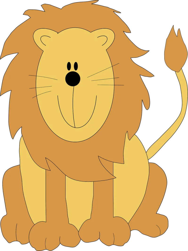 Cartoon Nature Cat Stickdatei – Tiere