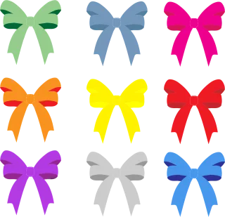 Accessories Bows Collected game assets Stickdatei – Kinder