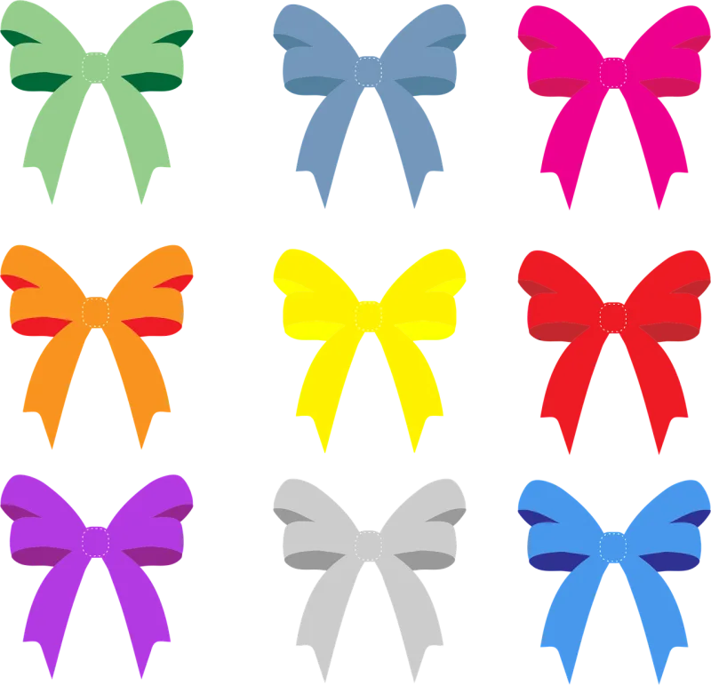 Accessories Bows Collected game assets Stickdatei – Kinder