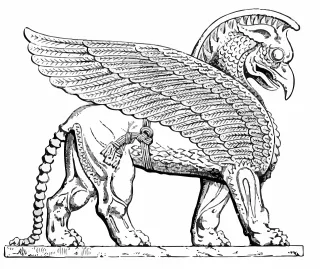 Assyrian Nature Creatures Stickdatei