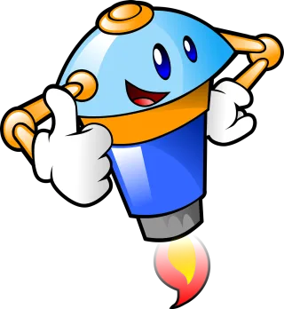 Happy Robot Thumb up Stickdatei