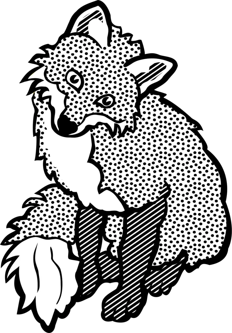 Animal Nature Fox Stickdatei – Tiere