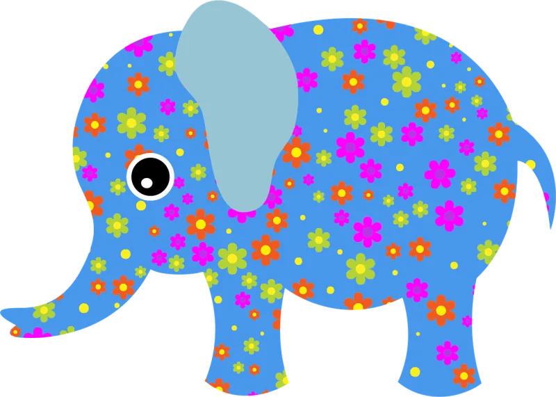 Abstract Animal Art Stickdatei – Tiere
