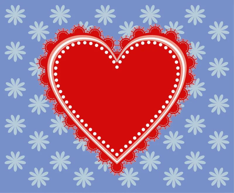 Background Floral background Beautiful flowers Stickdatei – Herzen & Liebe