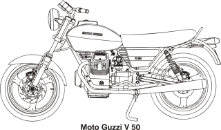 Motorcycle Vehicle Motor Stickdatei