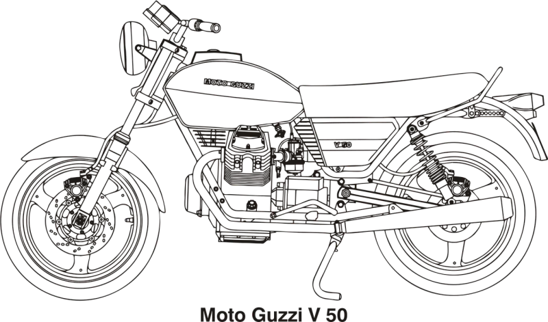 Motorcycle Vehicle Motor Stickdatei – Sport