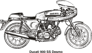 Motorcycle Vehicle Motor Stickdatei