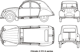Car Cars Citroen Stickdatei – Fahrzeuge