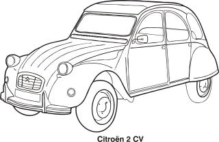 Car Car outline Cars Stickdatei